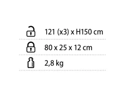 Brunner Wäschespinnen-Laun Tree 3A Wäschespinne mit Verlängerung