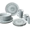 Brunner Geschirrsets^Lunch Box Pearl 16-teiliges Geschirrset - Grau