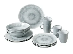 Brunner Geschirrsets^Lunch Box Pearl 16-teiliges Geschirrset - Grau