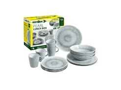 Brunner Geschirrsets^Lunch Box Pearl 16-teiliges Geschirrset - Grau