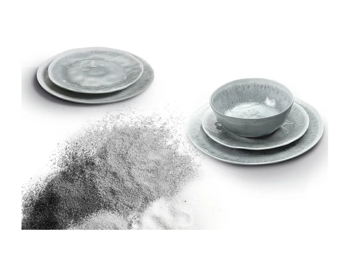 Brunner Geschirrsets^Lunch Box Pearl 16-teiliges Geschirrset - Grau