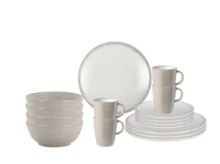 Brunner Geschirrsets-Lunchbox Amadè 16-teiliges Geschirrset - Creme