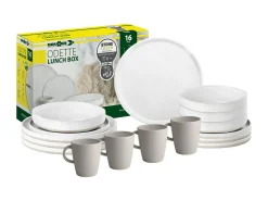 Brunner Geschirrsets-Lunchbox Odette 16-teiliges Geschirrset - Creme