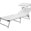 Brunner Marbella Liegestuhl - White< Liegestühle