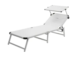 Brunner Marbella Liegestuhl - White< Liegestühle