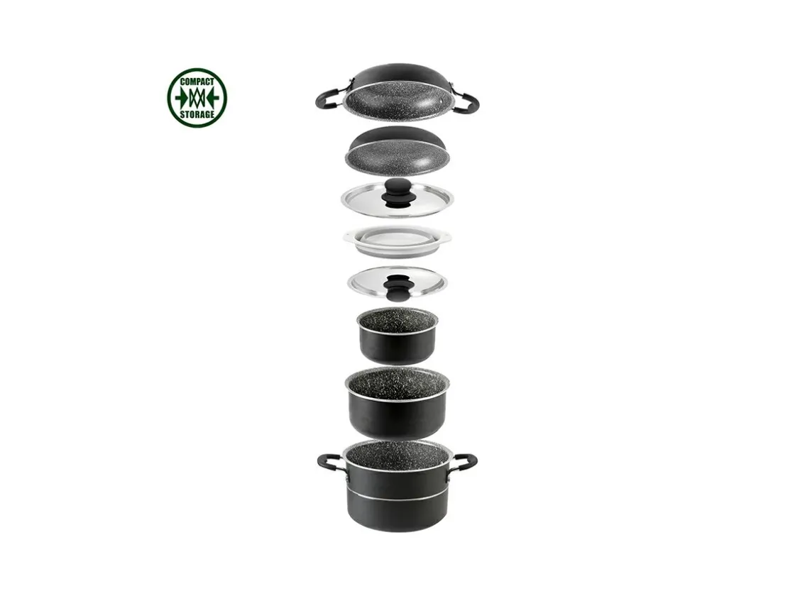 Brunner Töpfe & Pfannen^Pirate 9+1 ø24 cm Pfannenset
