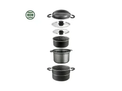 Brunner Töpfe & Pfannen^Pirate 22 cm 7+1 Topfset