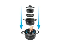 Brunner Pirate NG 7+1 Ø 24 cm Pfannenset< Töpfe & Pfannen