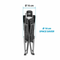 Brunner Campingstühle Mit Verstellbarer Rückenlehne|Faltstühle-Raptor Highback Faltstuhl - Grey