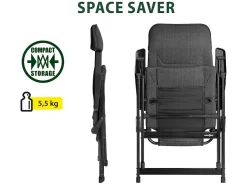 Brunner Campingstühle Mit Verstellbarer Rückenlehne|Klappstühle^Rebel Pro Small Klappstuhl - Anthracite
