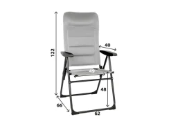 Brunner Campingstühle Mit Verstellbarer Rückenlehne|Klappstühle-Skye RT Klappstuhl - Grey