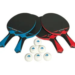Markenlos Tischtennis-Buffalo Family Tischtennisschläger-Set für draußen