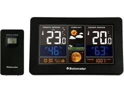 Alecto Heizungen Zubehör|Heizungen Zubehör^Buienradar BR900 3 in 1 WLAN Wetterstation