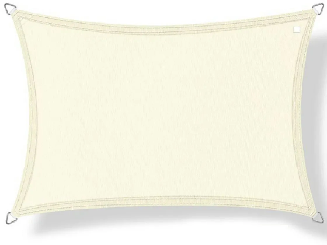 Buitenkado Sonnensegel|Sonnensegel-4 x 5 wasserdicht Sonnensegel - cream white