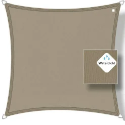 Buitenkado Sonnensegel|Sonnensegel^3 x 3 wasserdicht Sonnensegel - taupe