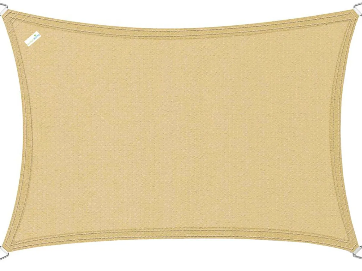 Buitenkado 2.5x4.5 HDPE Sonnensegel - sand beige< Sonnensegel|Sonnensegel