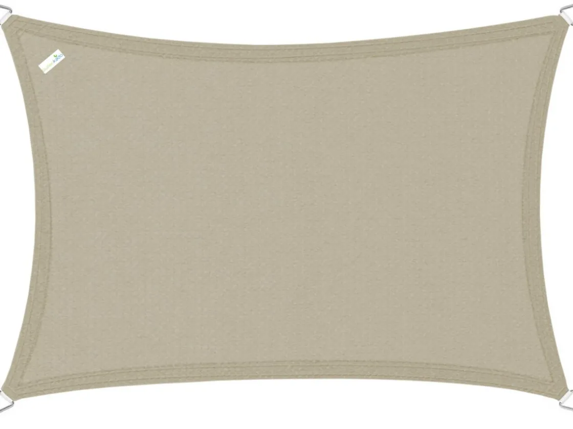 Buitenkado Sonnensegel|Sonnensegel-3x6 HDPE Sonnensegel - taupe
