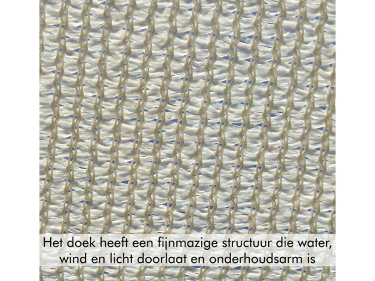 Buitenkado 2.5x2.5 HDPE Sonnensegel - taupe< Sonnensegel|Sonnensegel