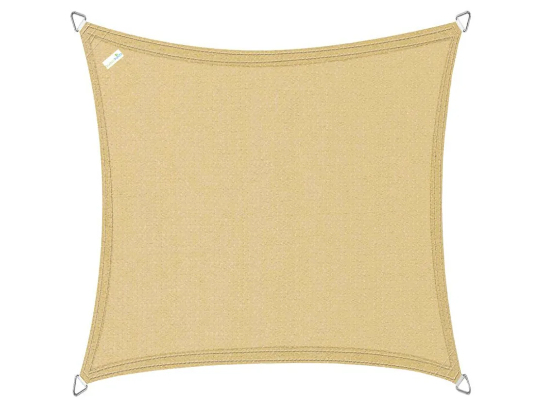 Buitenkado Sonnensegel|Sonnensegel-3.6x3.6 HDPE Sonnensegel - sand beige