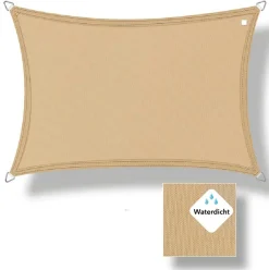Buitenkado Sonnensegel|Sonnensegel-3x4 wasserdicht Sonnensegel - sand beige