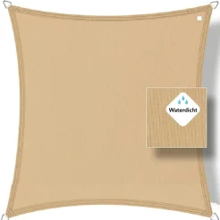 Buitenkado 3.6x3.6 wasserdicht Sonnensegel - sand beige< Sonnensegel|Sonnensegel