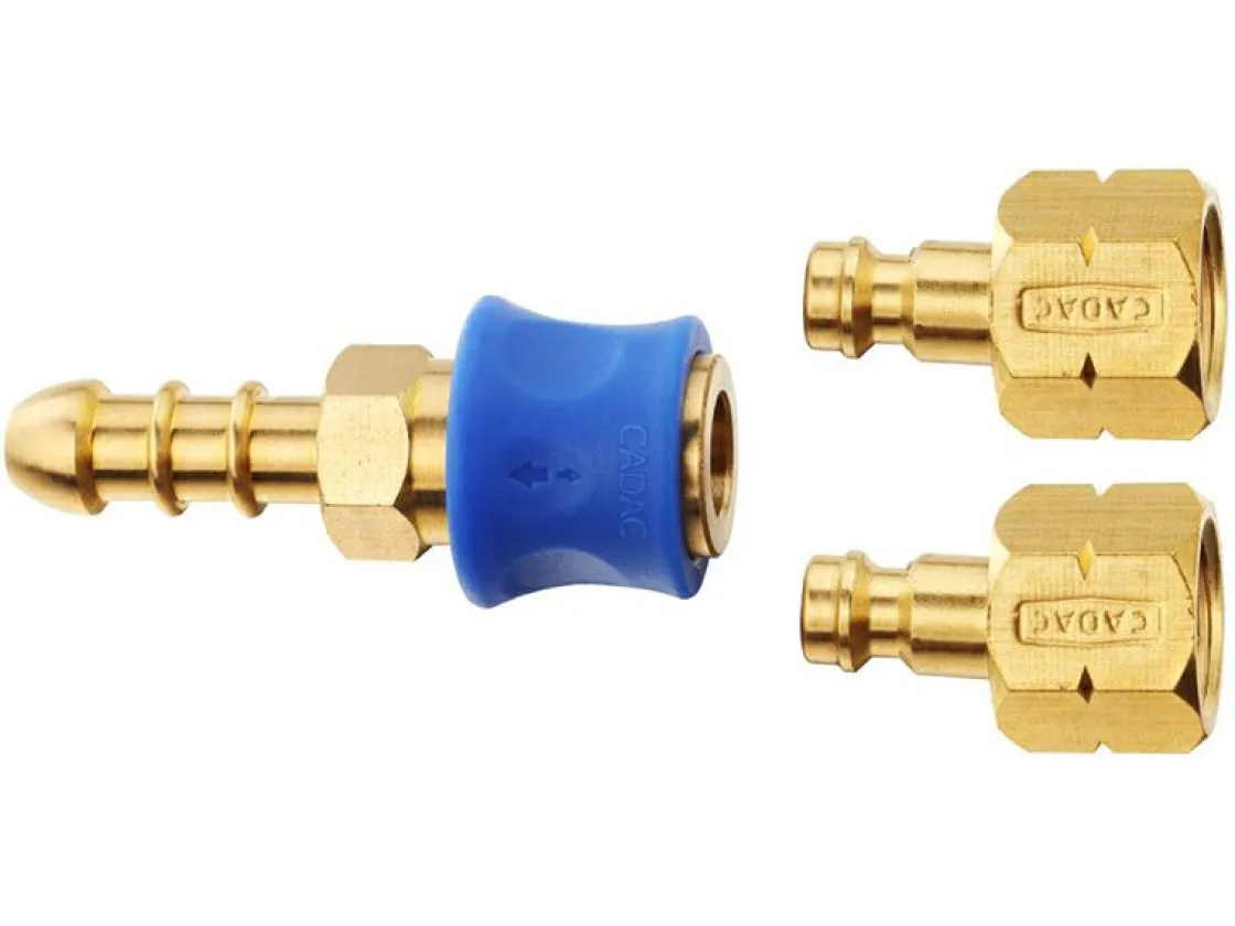 Cadac Gas Schnellkupplungen^Quick Release 2 Kupplungsstücke