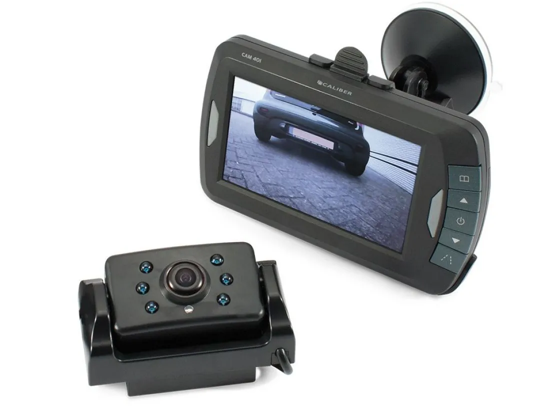 Caliber Kamerasysteme-CAM701 Wireless-Kamera mit 7-Zoll-Monitor - Schwarz