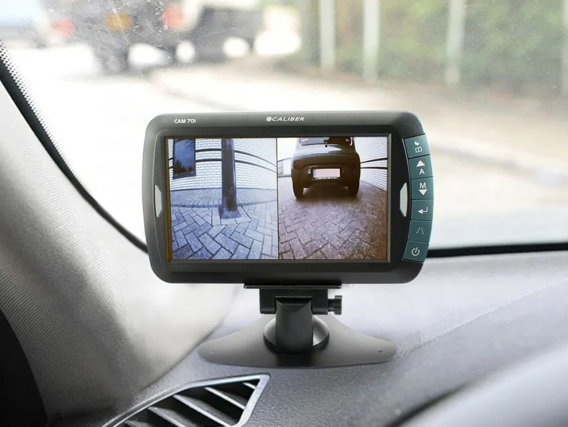Caliber Kamerasysteme-CAM701 Wireless-Kamera mit 7-Zoll-Monitor - Schwarz