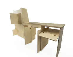 Markenlos Campingboxen-Camper Meubilair Pappelholz Bulli T5/T6 Kurz