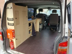 Markenlos Campingboxen-Camper Meubilair Pappelholz Bulli T5/T6 Kurz