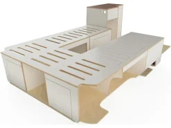 Markenlos Camper Meubilair T5/T6 Kurz Wohnmobil Set< Campingboxen