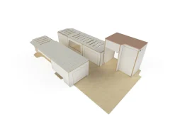 Markenlos Camper Meubilair T5/T6 Kurz Wohnmobil Set< Campingboxen