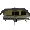 Campooz Trekking Sonnensegel 350 cm - Schwarz< Universal Sonnensegel Wohnwagen|Universal Sonnensegel Wohnwagen