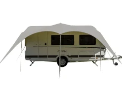 Campooz Universal Sonnensegel Wohnwagen|Universal Sonnensegel Wohnwagen^Trekking Sonnensegel 350 cm - Grau