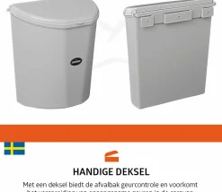 Campout Abfalleimer^Abfalleimer mit Deckel - 10 Liter