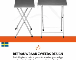 Campout Ellie Tisch - 53 x 38 x 64 cm< Camping Beistelltische