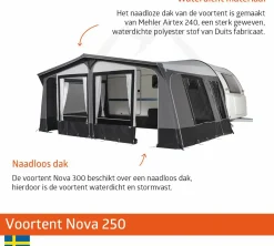 Campout Nova 250 Vorzelt - 1001-1025cm< Reisevorzelte|Volleinzug Vorzelte