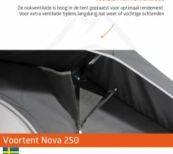 Campout Nova 250 Vorzelt - 1001-1025cm< Reisevorzelte|Volleinzug Vorzelte