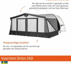 Campout Reisevorzelte|Volleinzug Vorzelte-Orion 250 Vorzelt - 876-900 cm
