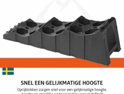 Campout Auffahrkeile-XL Ausgleichskeile - 93 x 28,5 x 26,6 cm