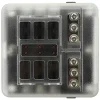 Markenlos Usb Steckdosen 12V^Car Systems 6 Flachsicherung halter mit LED