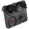 Markenlos Usb Steckdosen 12V^Car Systems 12 Volt 4 Module Einbaukit