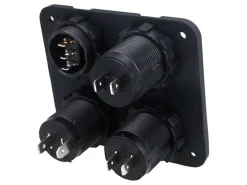 Markenlos Usb Steckdosen 12V^Car Systems 12 Volt 4 Module Einbaukit