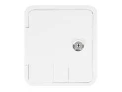 Carbest Serviceklappe mit Schloss 107x122mm - white< Serviceklappen