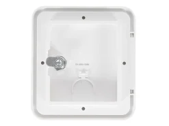 Carbest Serviceklappe mit Schloss 107x122mm - white< Serviceklappen