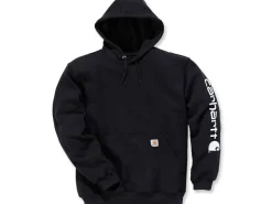 Carhartt Fleecejacken & Pullover^Logo Sleeve Graphic Black Herren Sweatshirt