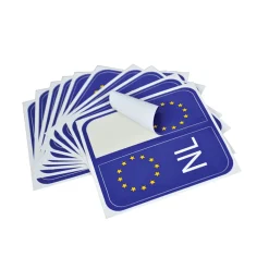 Carpoint Anhängerzubehör^Nummernschildaufkleber Europa/Niederlande