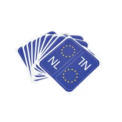 Carpoint Anhängerzubehör^Nummernschildaufkleber Europa/Niederlande