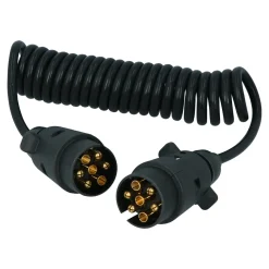 Carpoint 7/13-Polige Stecker-7-Poliges Spiral Verlängerungskabel - 3 Meter
