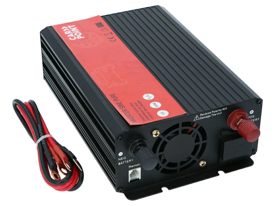 Carpoint Wechselrichter^12V>230V Französisch Reiner Sinus Inverter - 500 Watt